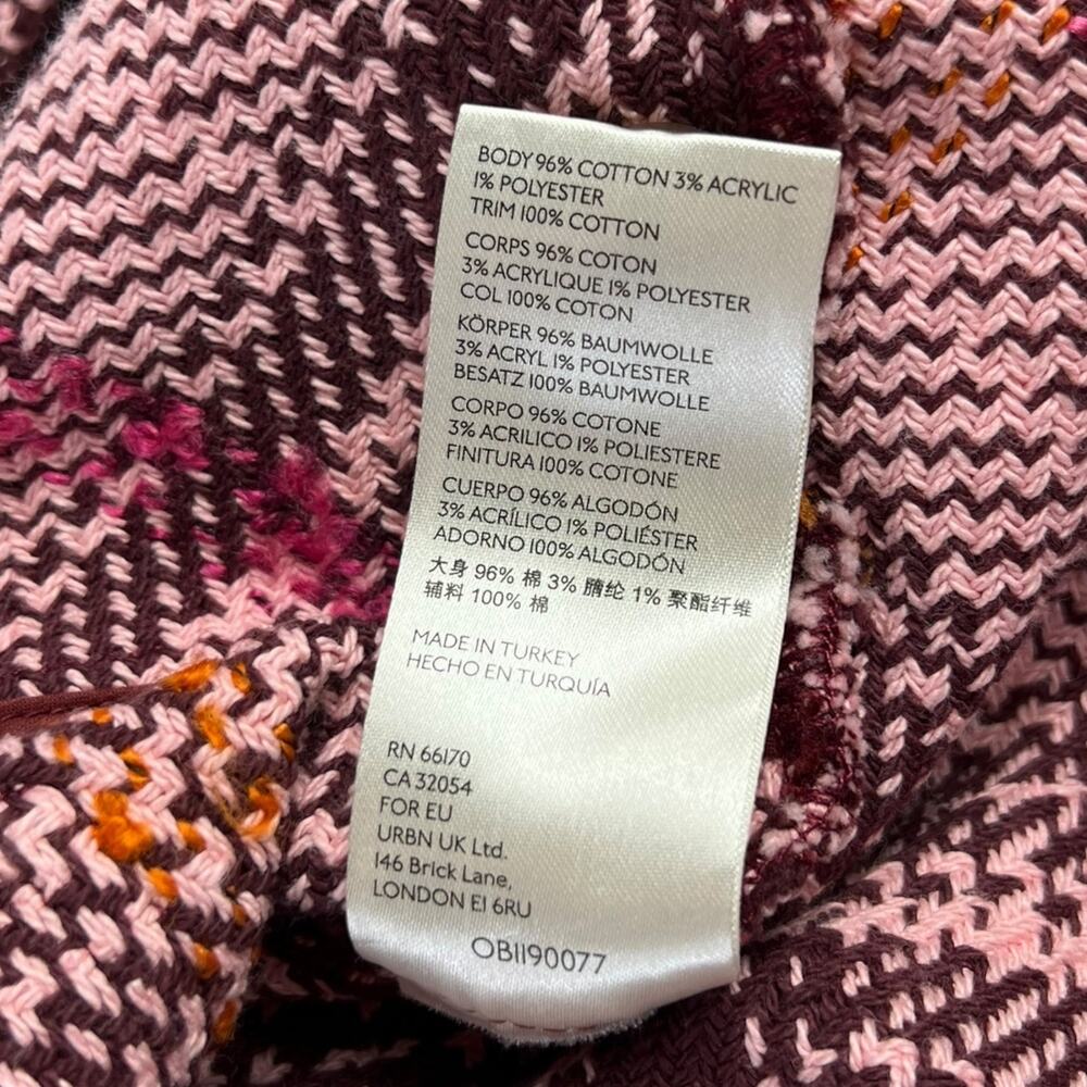 Anthropologie Hudson Plaid Shirt Jacket Size Medium - Picture 6 of 7